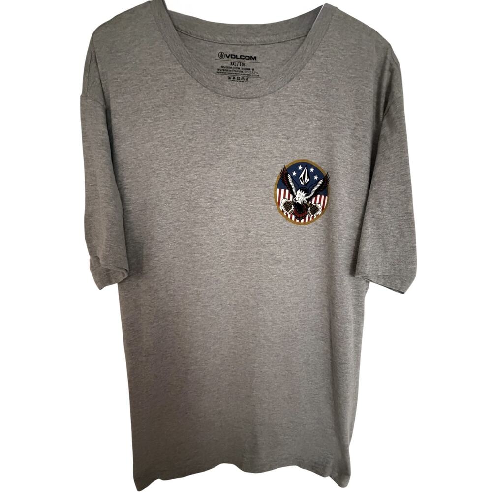 Volcom True To This T-Shirt Men's XXL/TTG Black Cotton